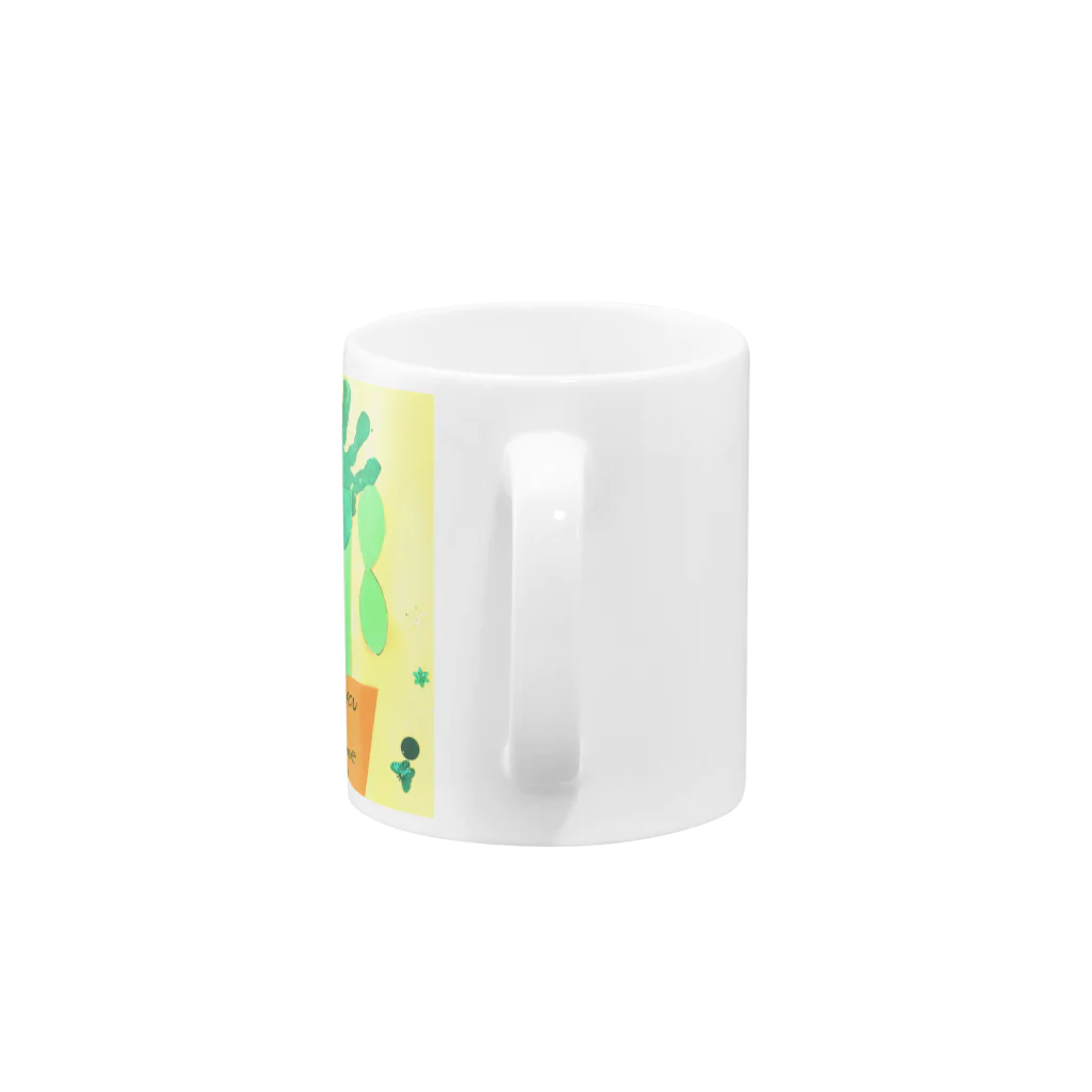 TripleYoshyのhand plant Mug :handle