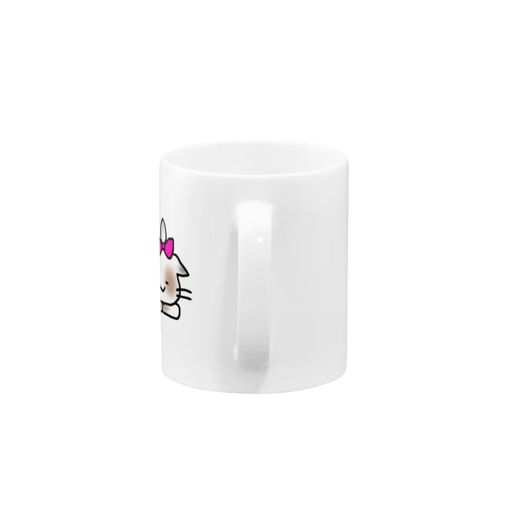 おもち屋さんのまだかなねこ Mug :handle