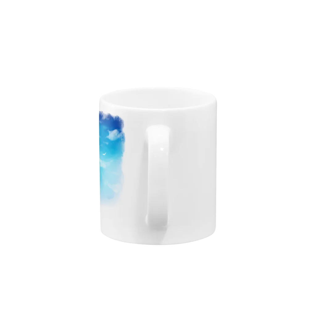 エマの晴れ渡る空 Mug :handle