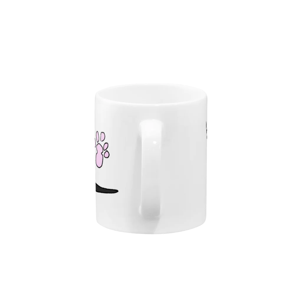 ぽぽこのてけてけハクビシン Mug :handle