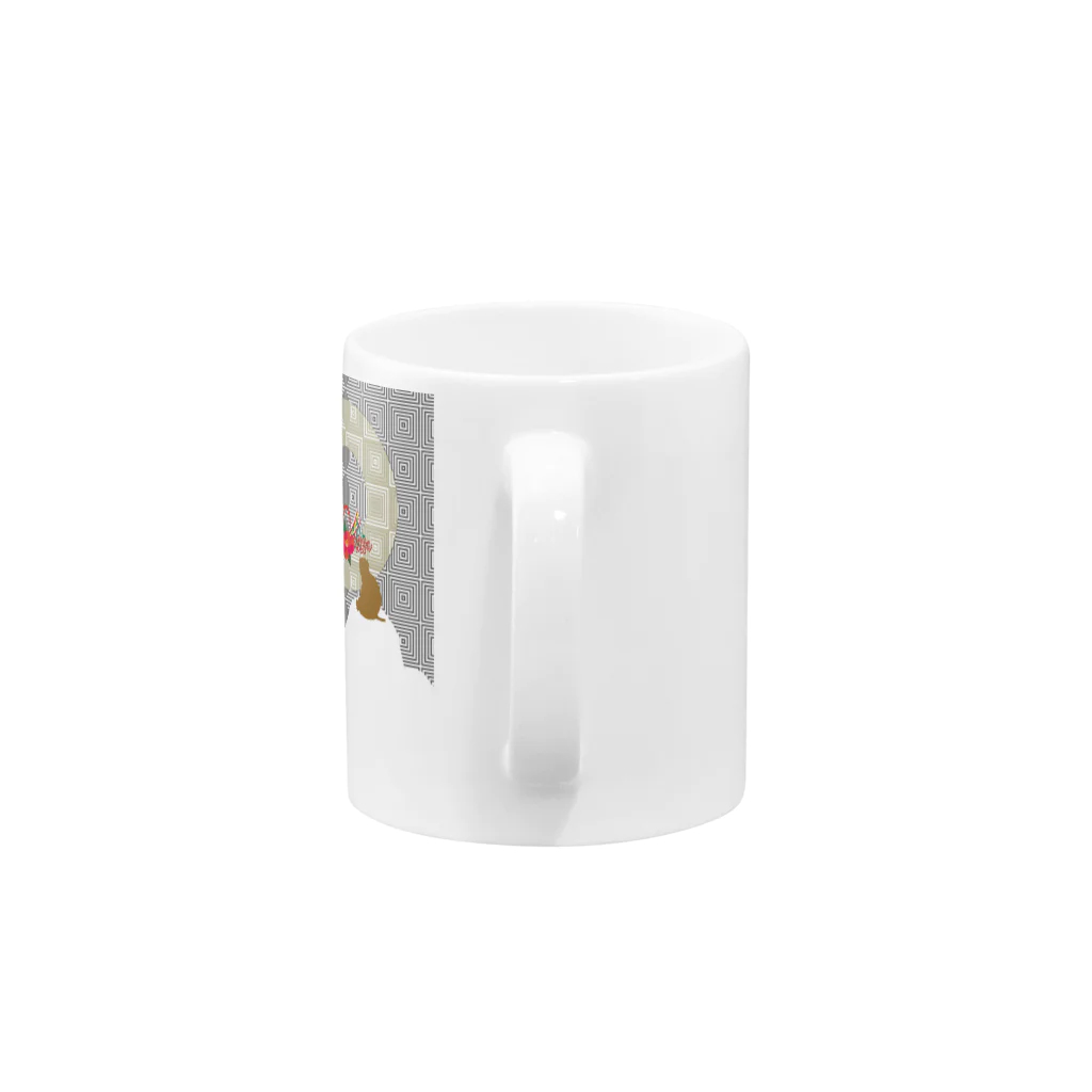 ジルトチッチのデザインボックスのおさるな気持ちでグッとし感じね Mug :handle