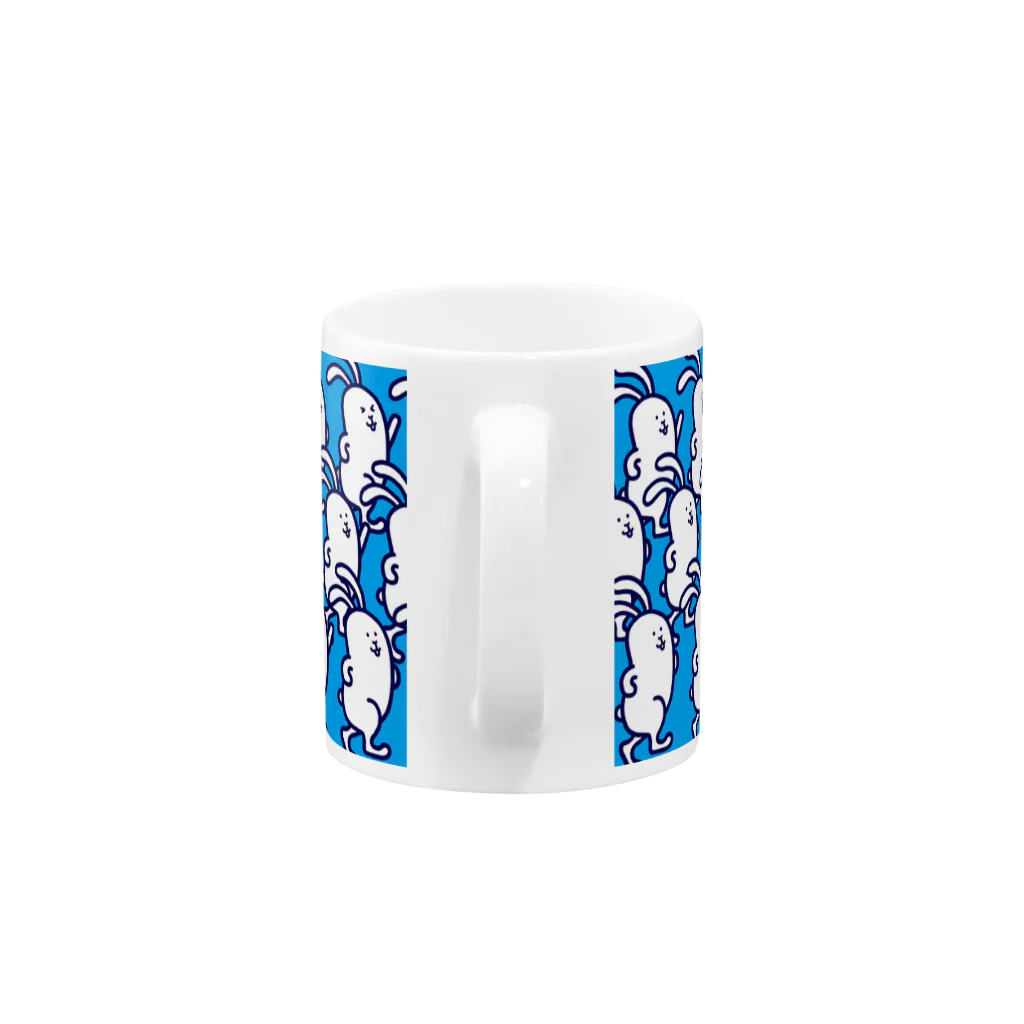 usamiyosioのうさみよしお「駆けつけろ」 Mug :handle