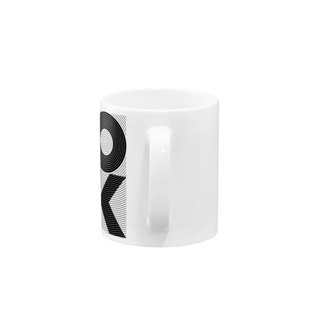 gemgemshopのROCK GROOVE Mug :handle