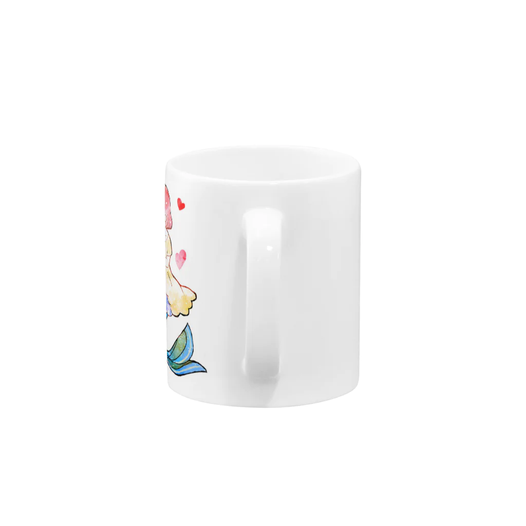 peaches-momokoの人魚姫 Mug :handle