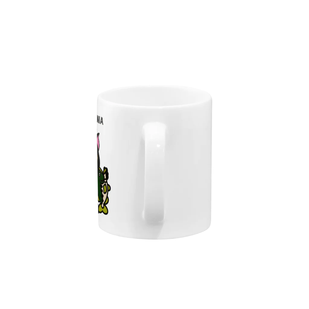 ikeyocraft のバスマニアデビル Mug :handle