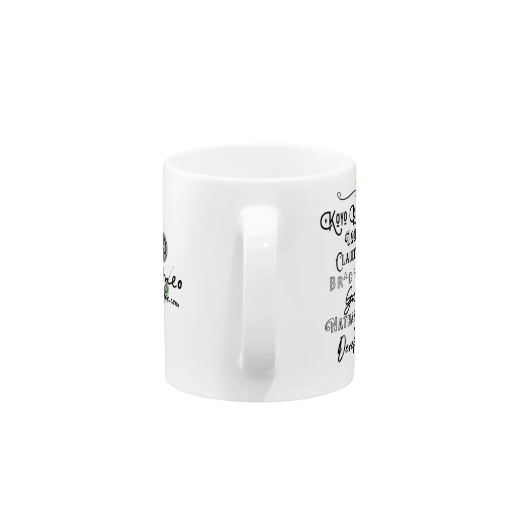 SHOP ROMEO　のbartoromeo name mug マグカップの取っ手の部分