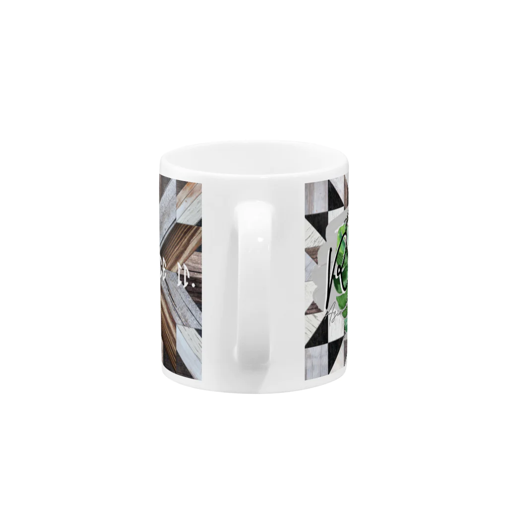 SHOP ROMEO　のRomeo  wood rogo mug マグカップの取っ手の部分