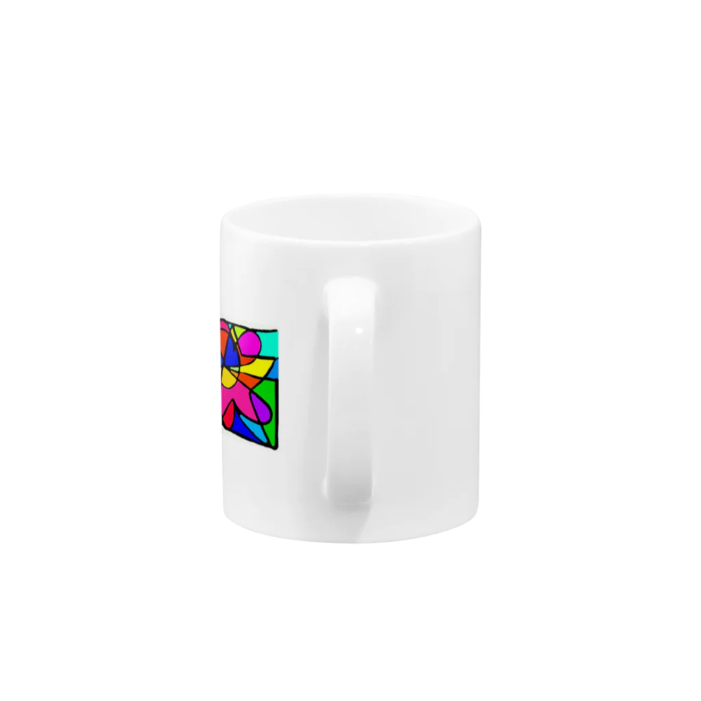 sasaminのheart&star Mug :handle