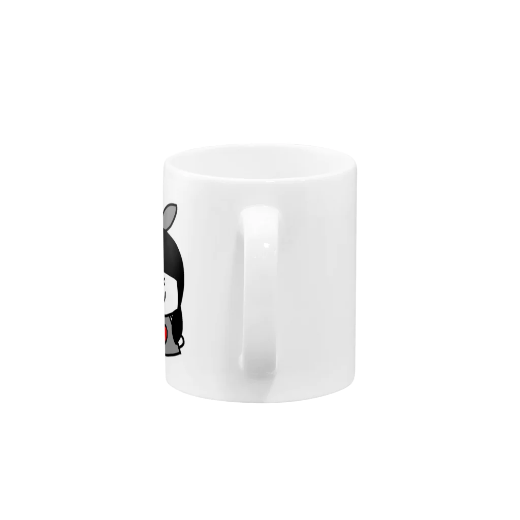 りこ’s Marketのうさみみりこぴん Mug :handle