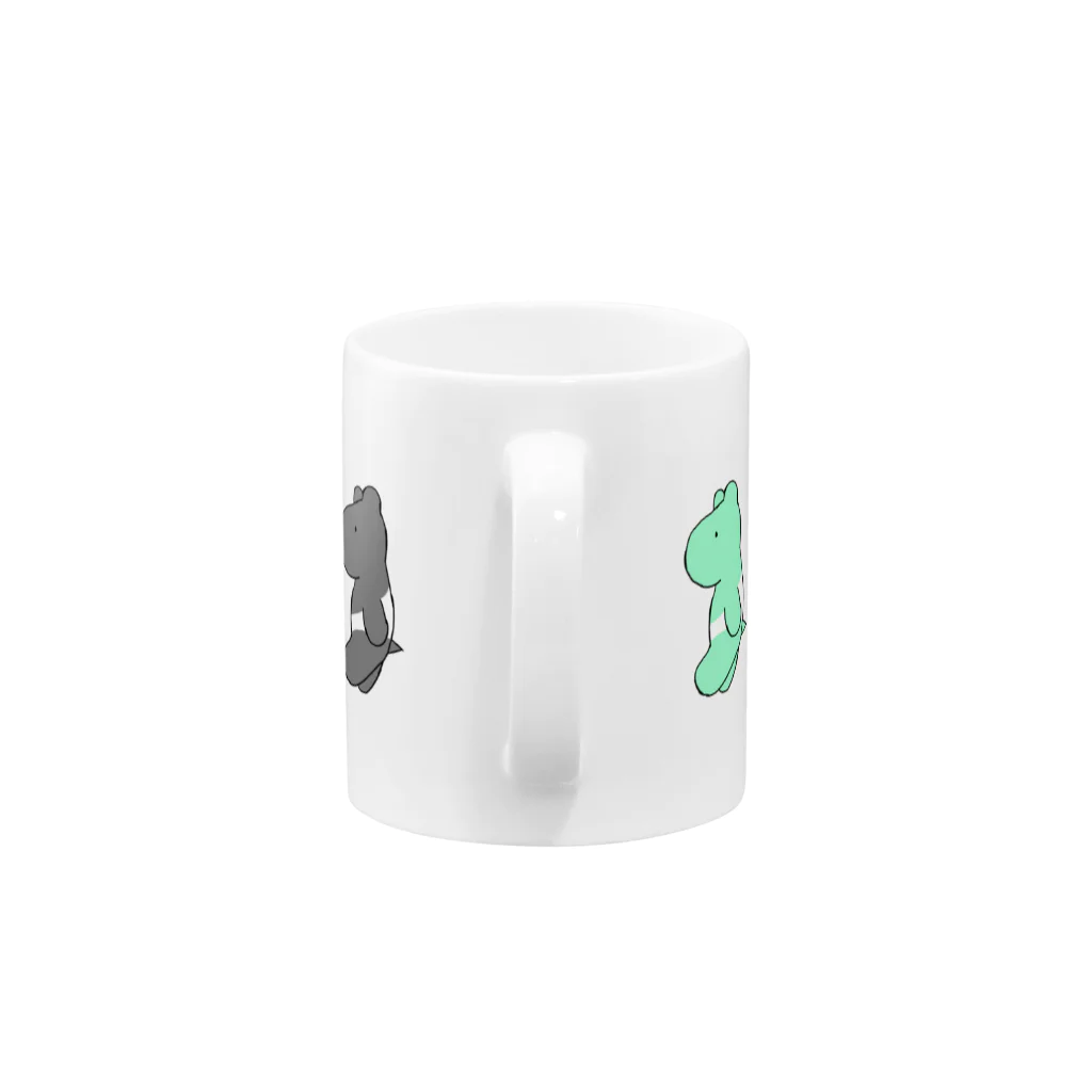 bootnoonのバク（色とりどり） Mug :handle