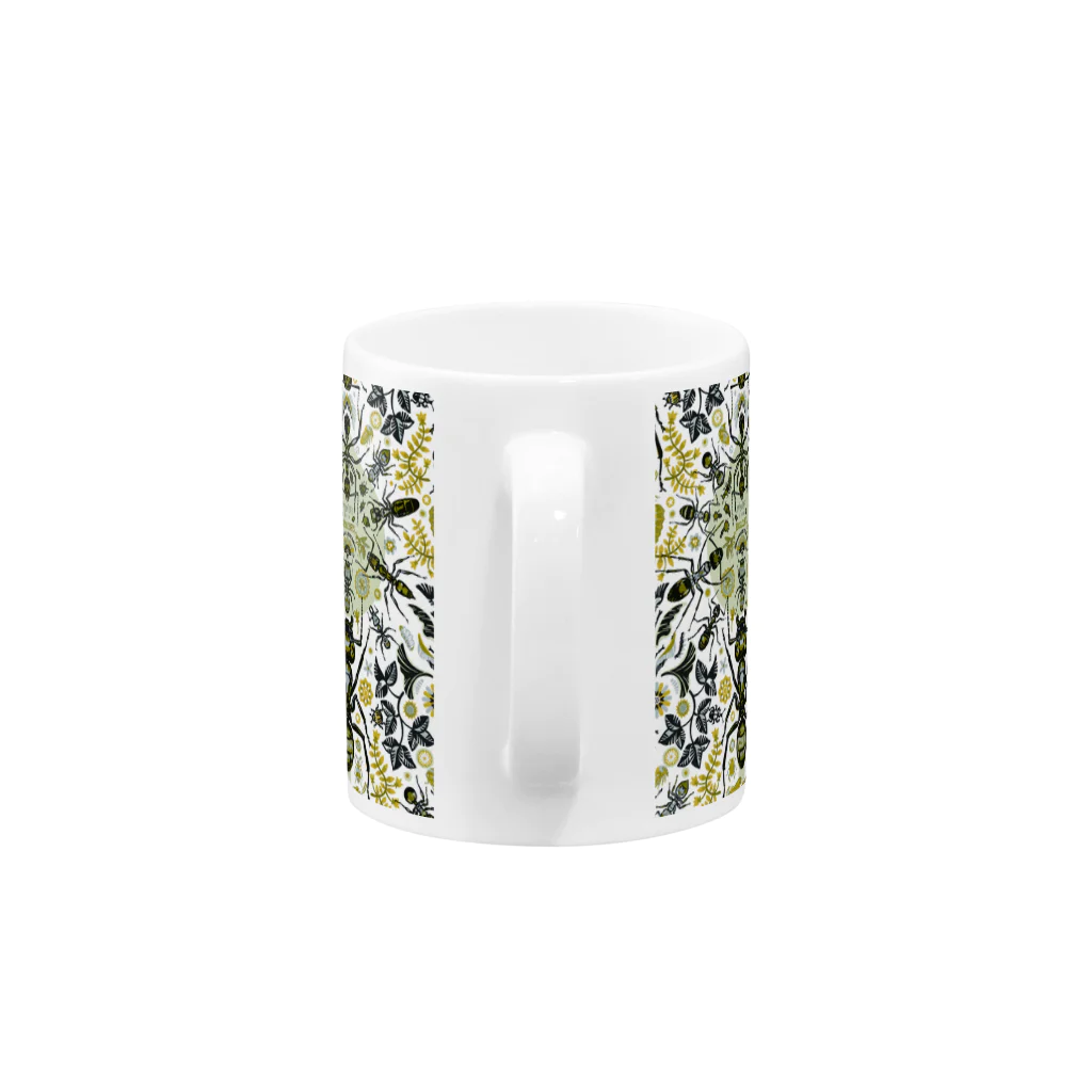 TETETEN SHOPのBUGS & CRAFTS 001 Mug :handle