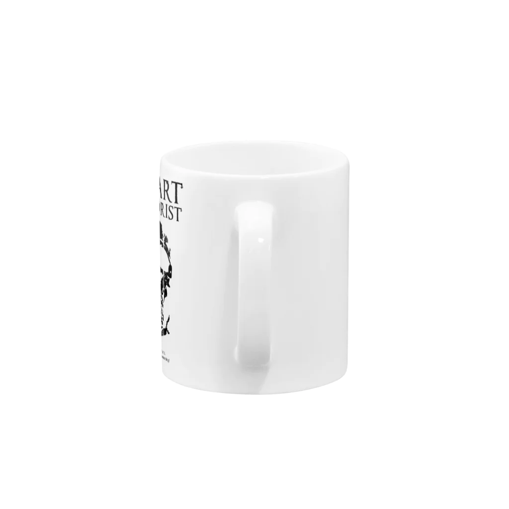 DieodeDesign2022のBATSKULL Mug :handle