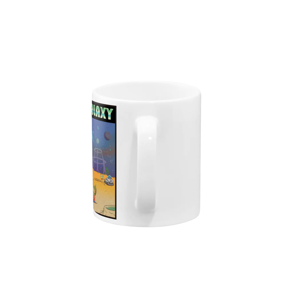 nidan-illustrationのMAX GALAXY Mug :handle