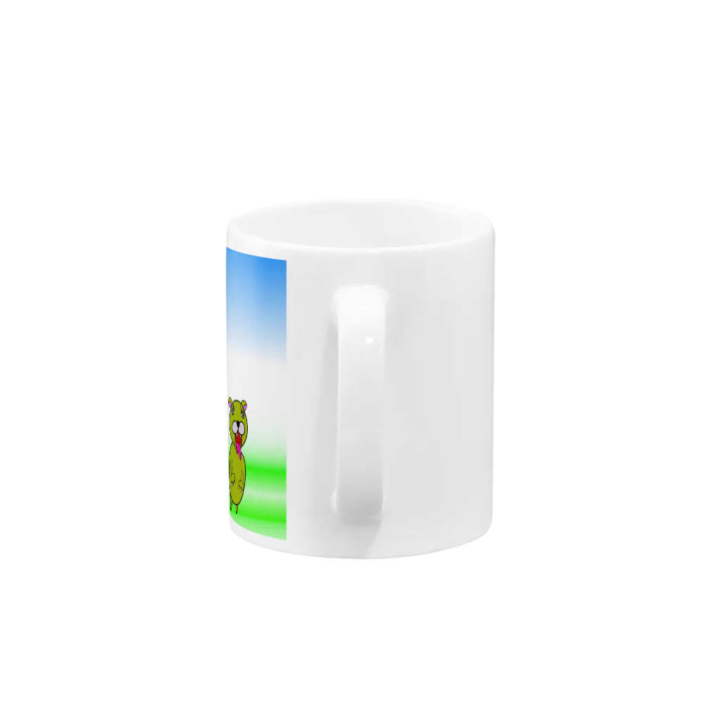 ペペロペロのライオン夫妻 Mug :handle