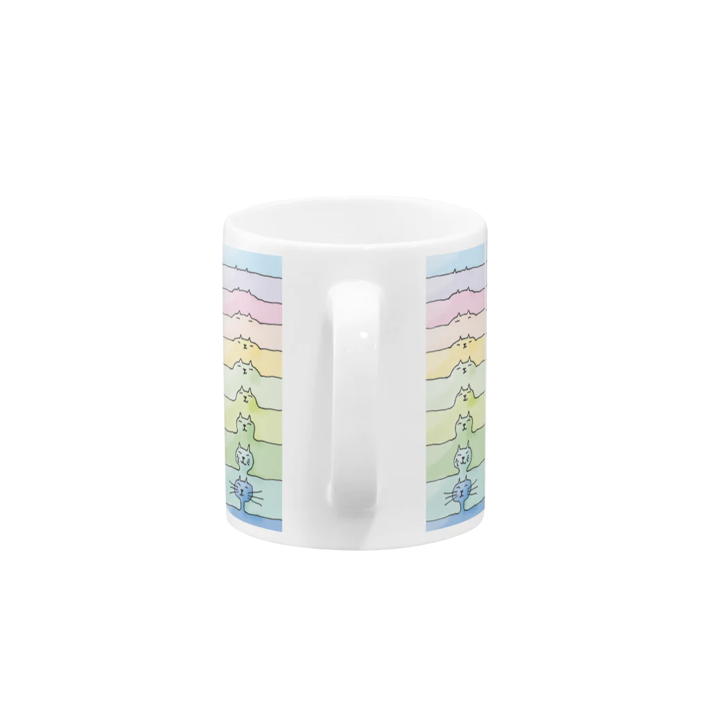 Yoshisyanのネコが芽生えて来ます Mug :handle