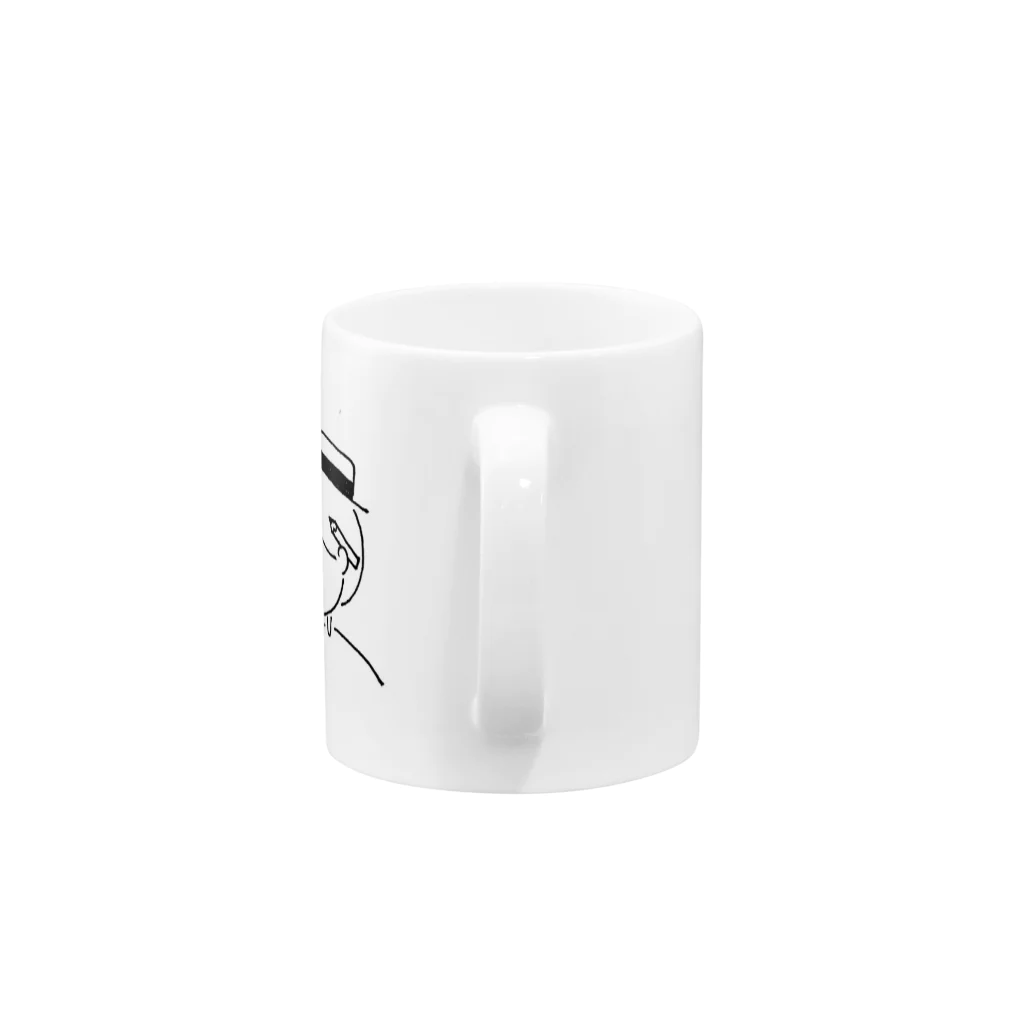inoyohの壁から謎の植物 Mug :handle