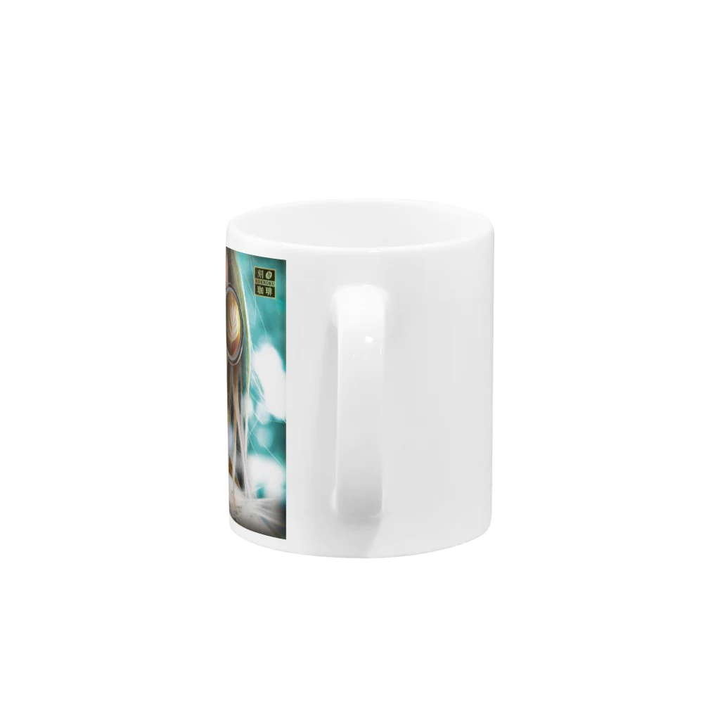 刻々珈琲のコーヒーサングラス＜女性＞ Mug :handle