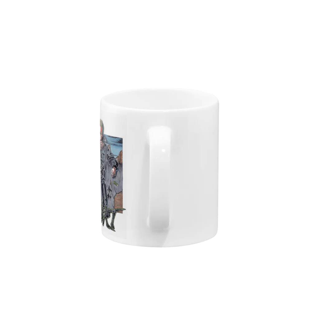 SexPistolsのパロディ Mug :handle