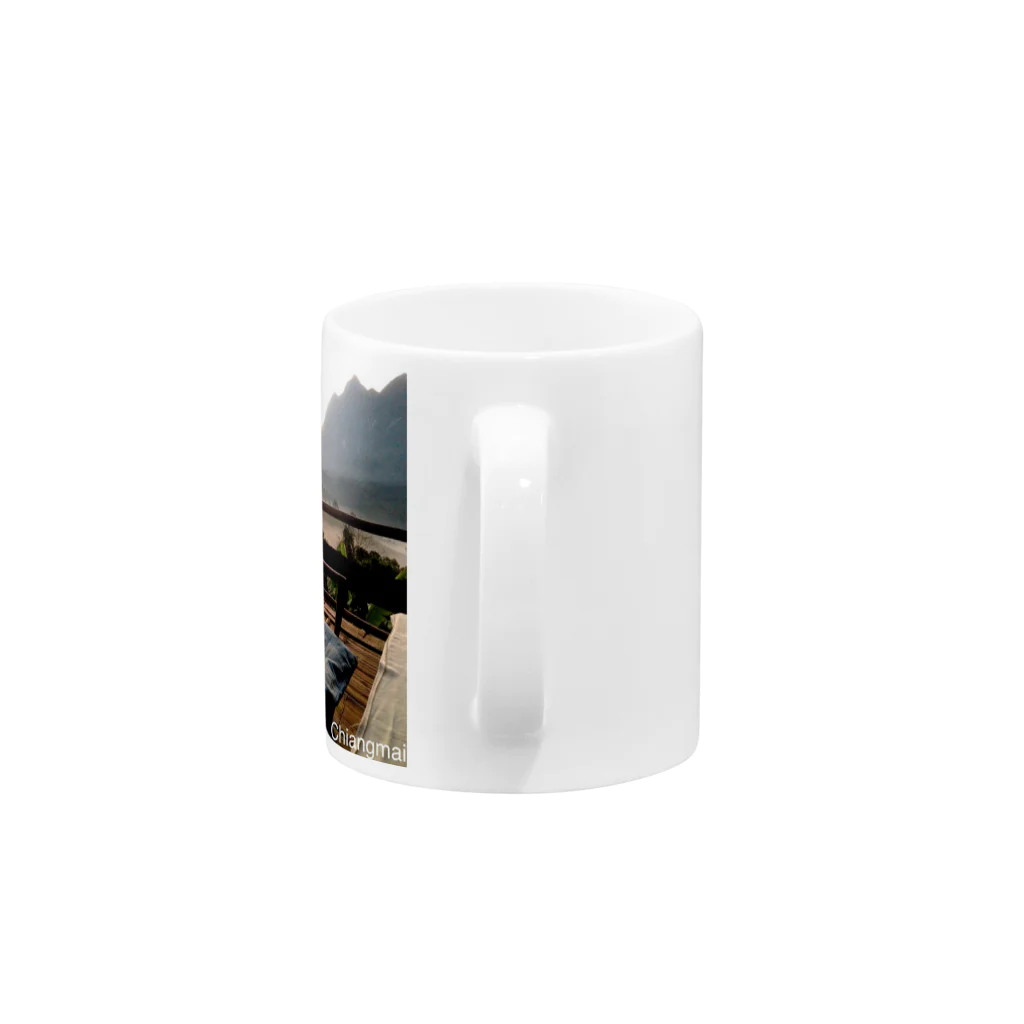 tonsonのタイの山 Mug :handle