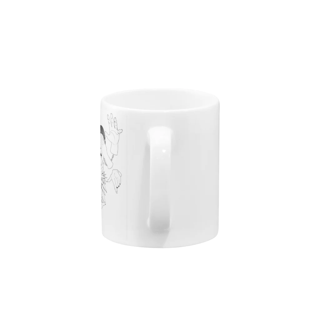 lllmlllのパイナップル Mug :handle