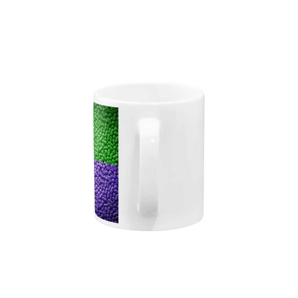 PSYCHEDELIC ART Y&Aの脱落 Mug :handle