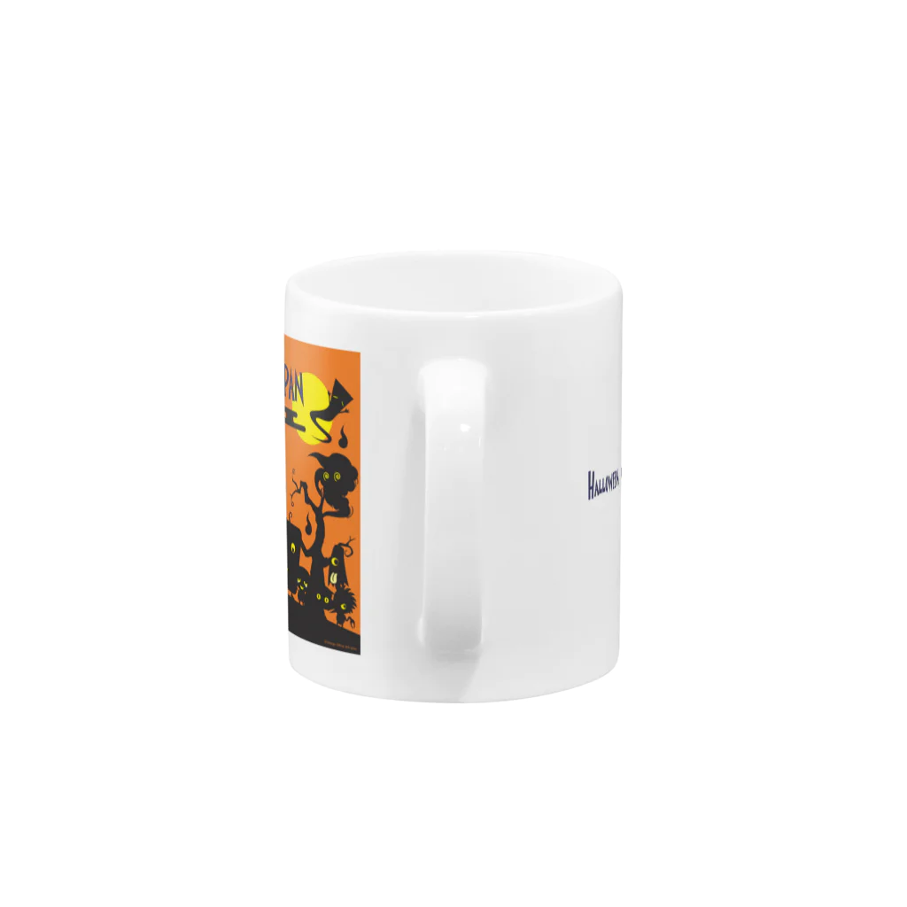 デザインオフィスWA-plusのHALLOWEEN JAPAN MAG Mug :handle