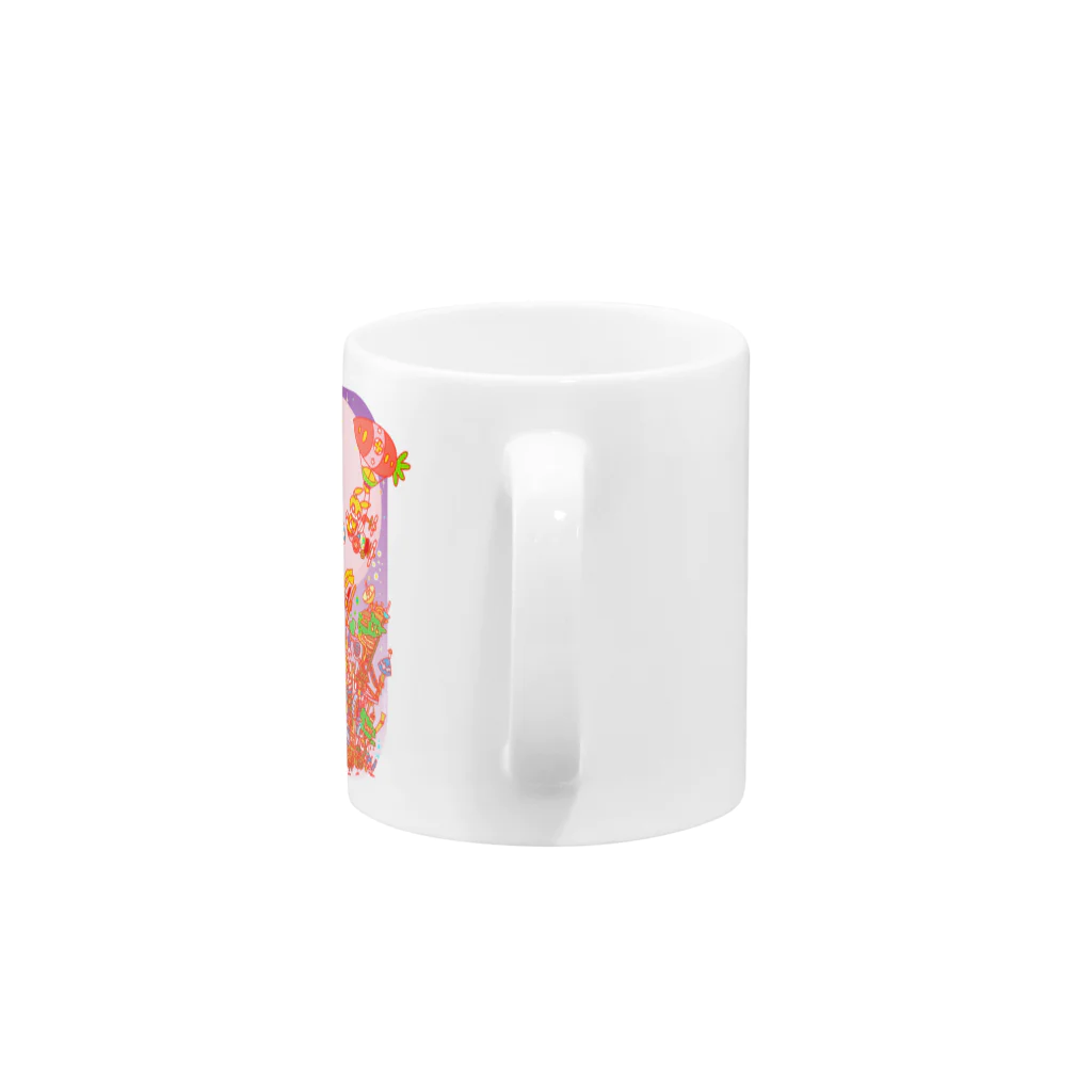 ハルノキ工房のお外へGO!GO! Mug :handle