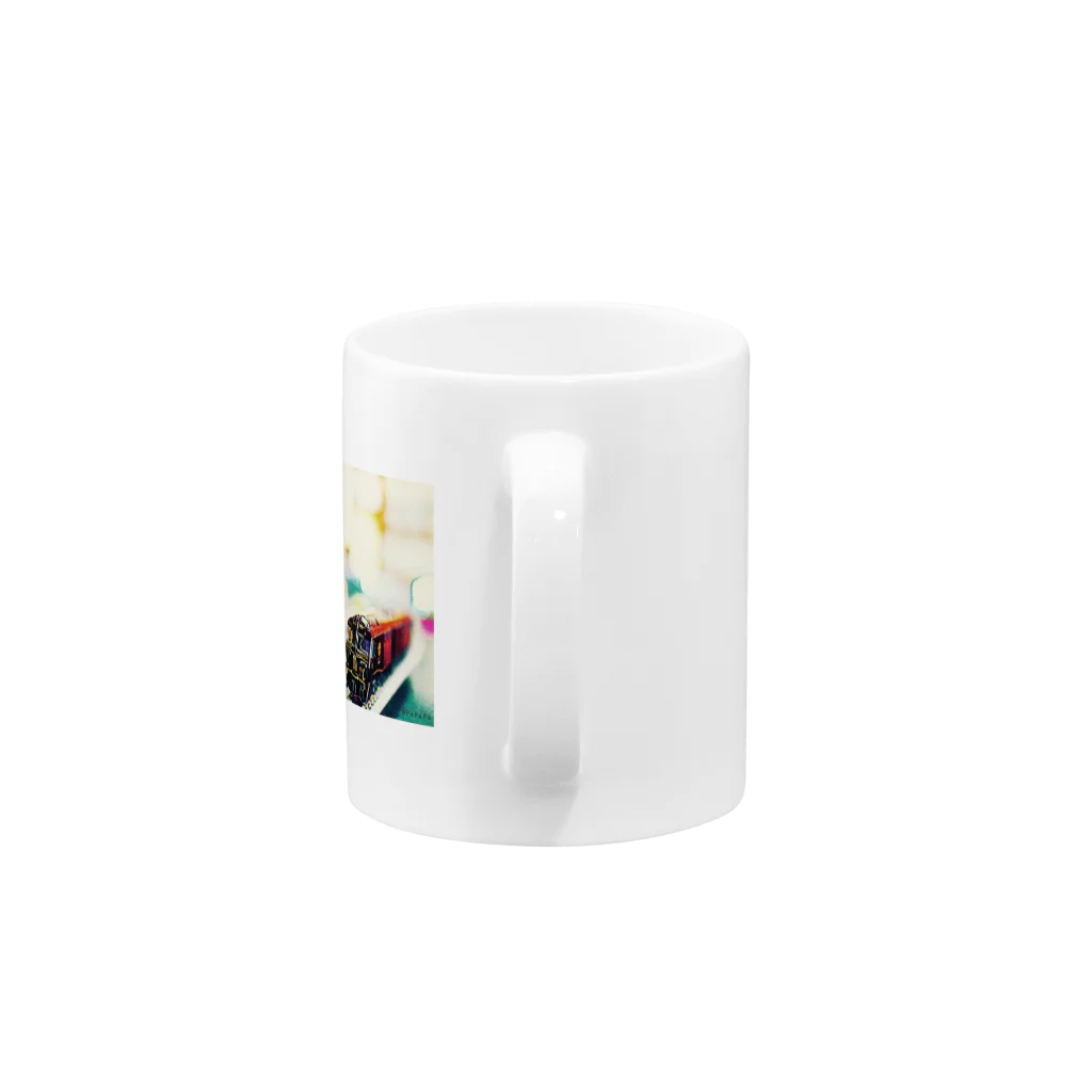 manamanawaruの三軒家鉄道 Mug :handle