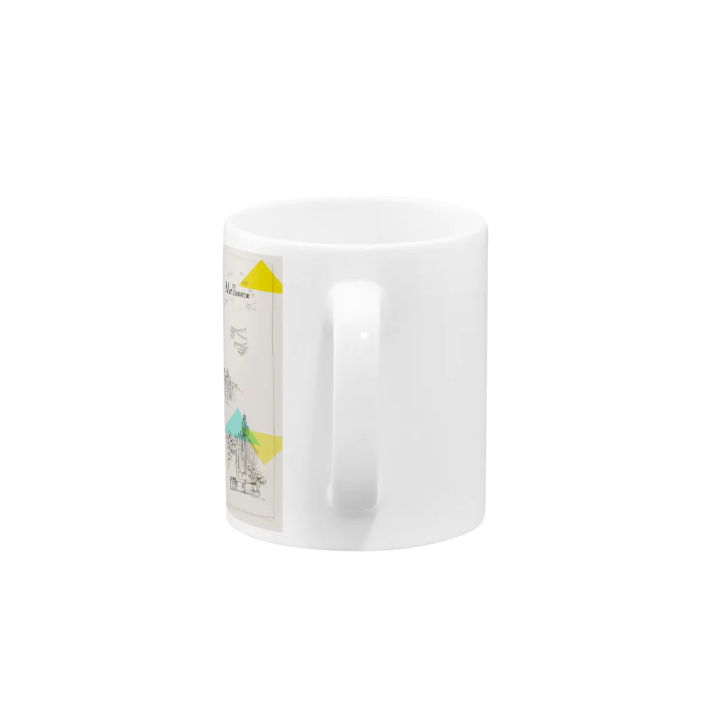 ゆみゆみのメルボルン Mug :handle