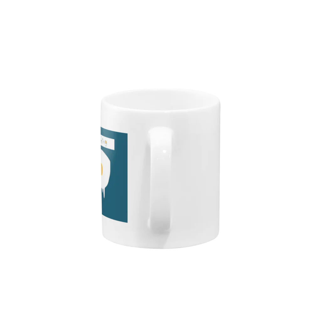 はむえっぐのもーにんぐタマゴ Mug :handle