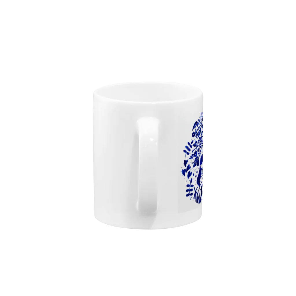 shindomariのオシロイバナ Mug :handle