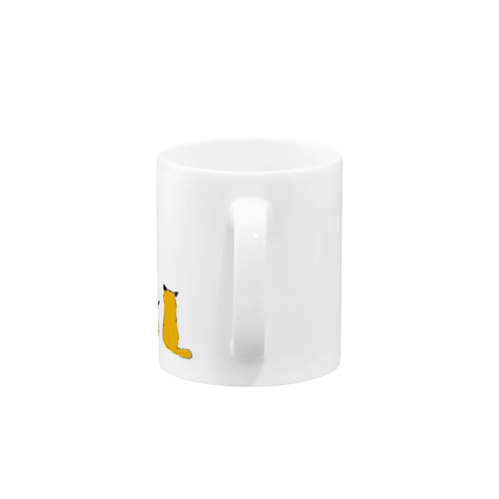 ももろ のきつねの親子 Mug :handle