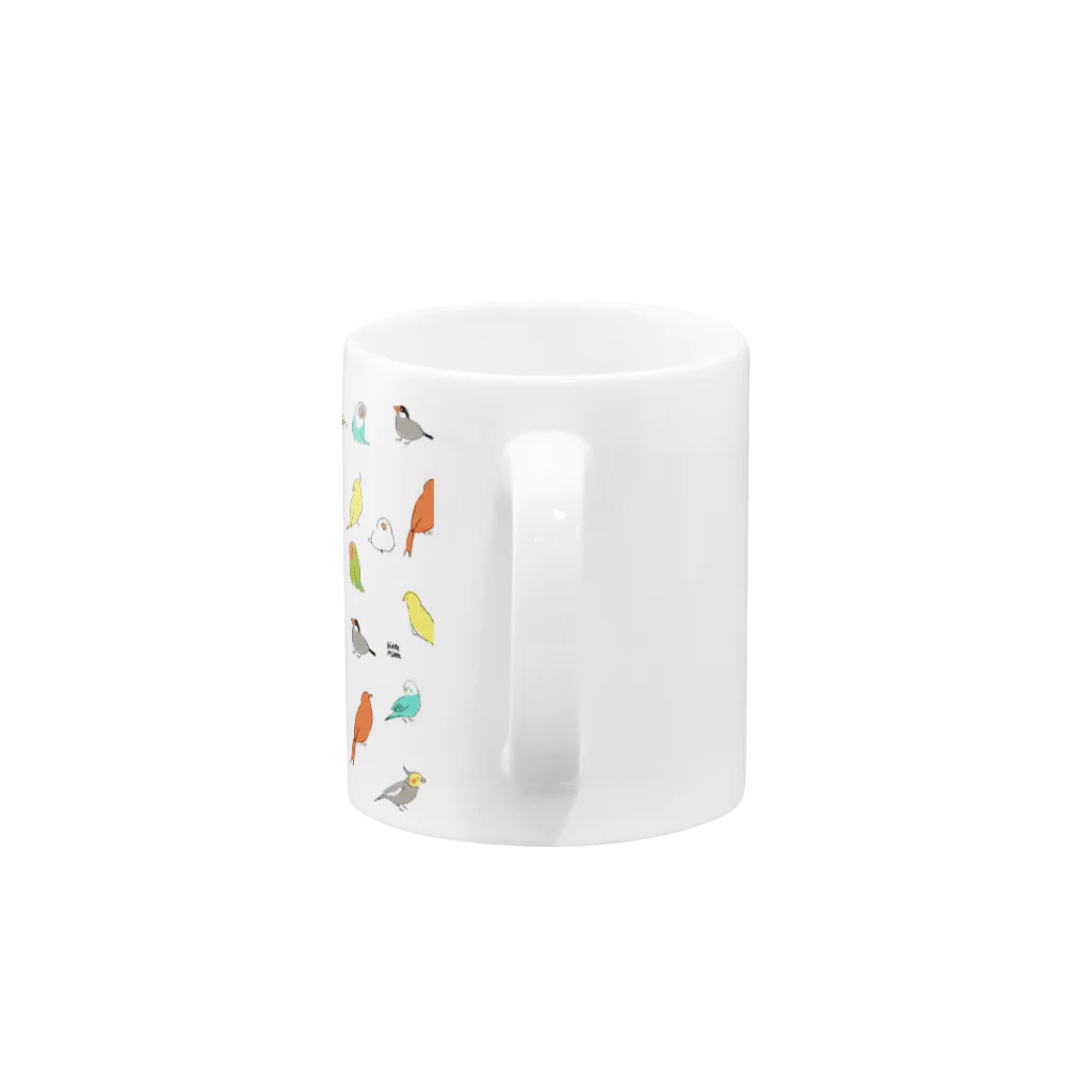 ももろ のいろとりどりことり Mug :handle