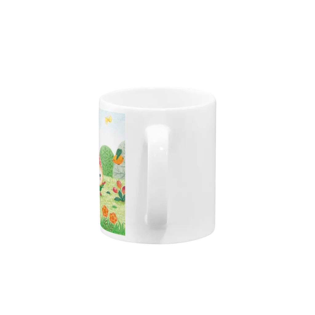 さとうめぐみ絵本グッズのいちごちゃん Mug :handle