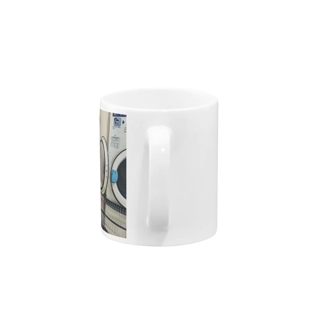 🦈のコインランドリー 02 Mug :handle