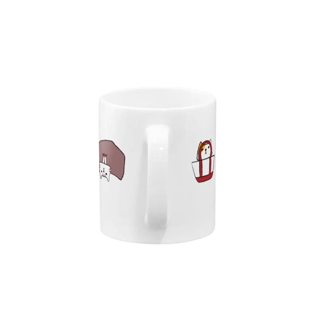 SECOND8の挟まった猫 Mug :handle