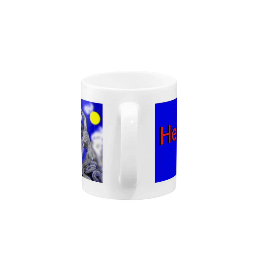 ツチノコ＠リムマンショップのヘラクレスマグカップ Mug :handle