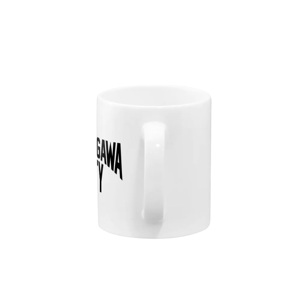 JAMMIN DESIGNのSHINAGAWA CITY(BK) Mug :handle