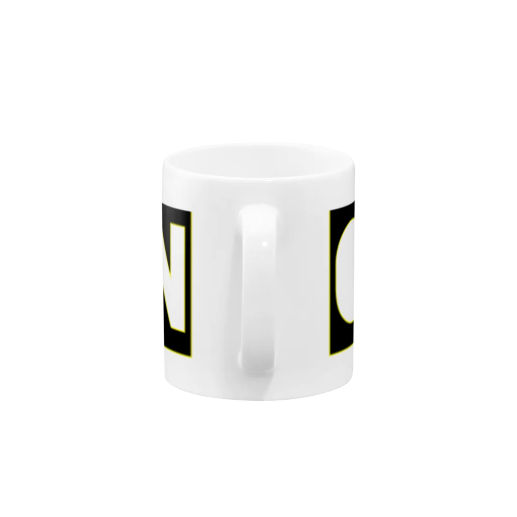 Originのorigin テキストLOGOグッズ Mug :handle