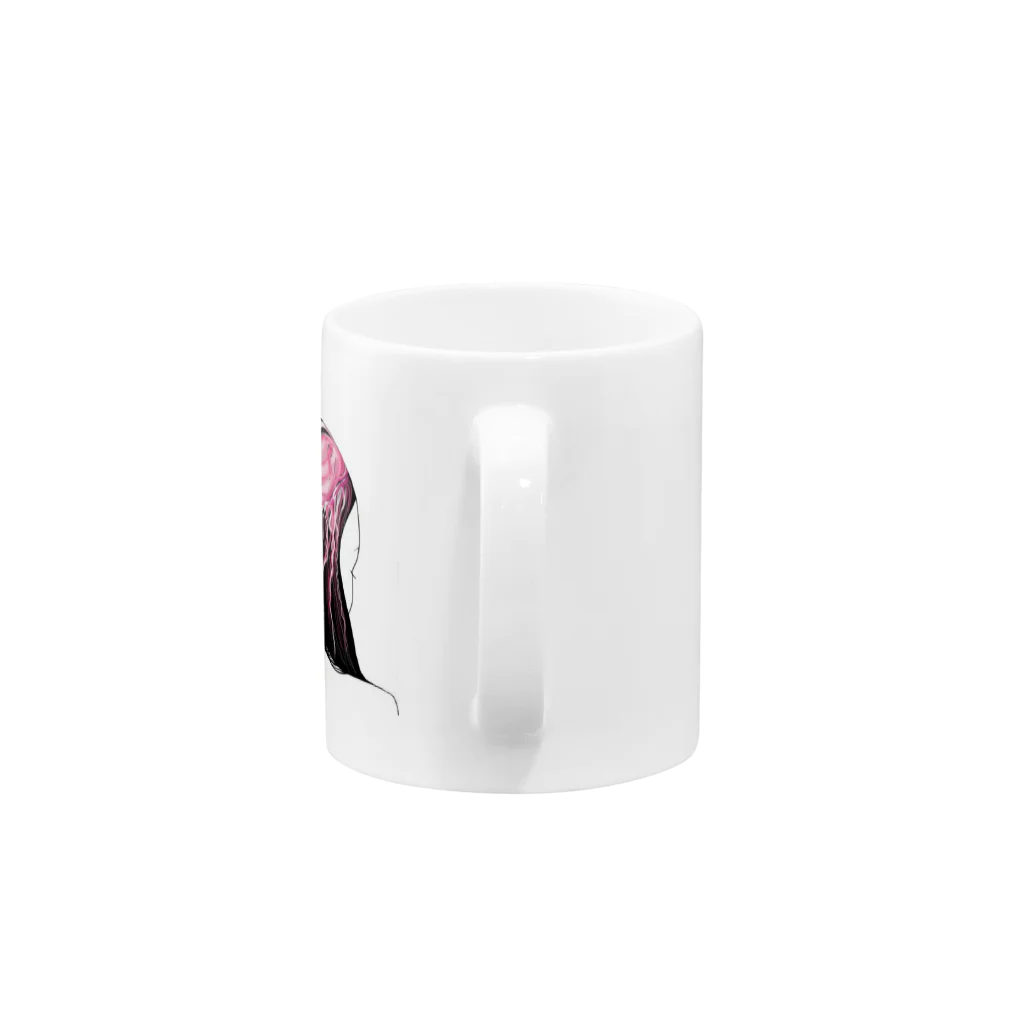 く ら げの記憶 される Mug :handle