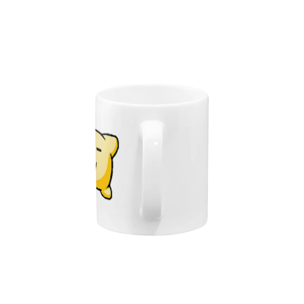 (￣∀￣)の(￣∀￣) Mug :handle