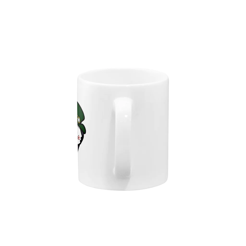 毛利ユウキ （ポジティブ猫ヤミーくん）のポジティブ猫ヤミーくん Mug :handle