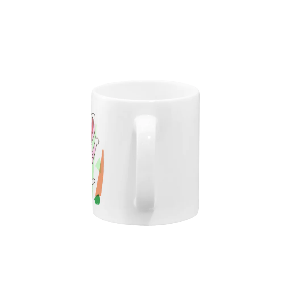 もーたんのうさぎん Mug :handle