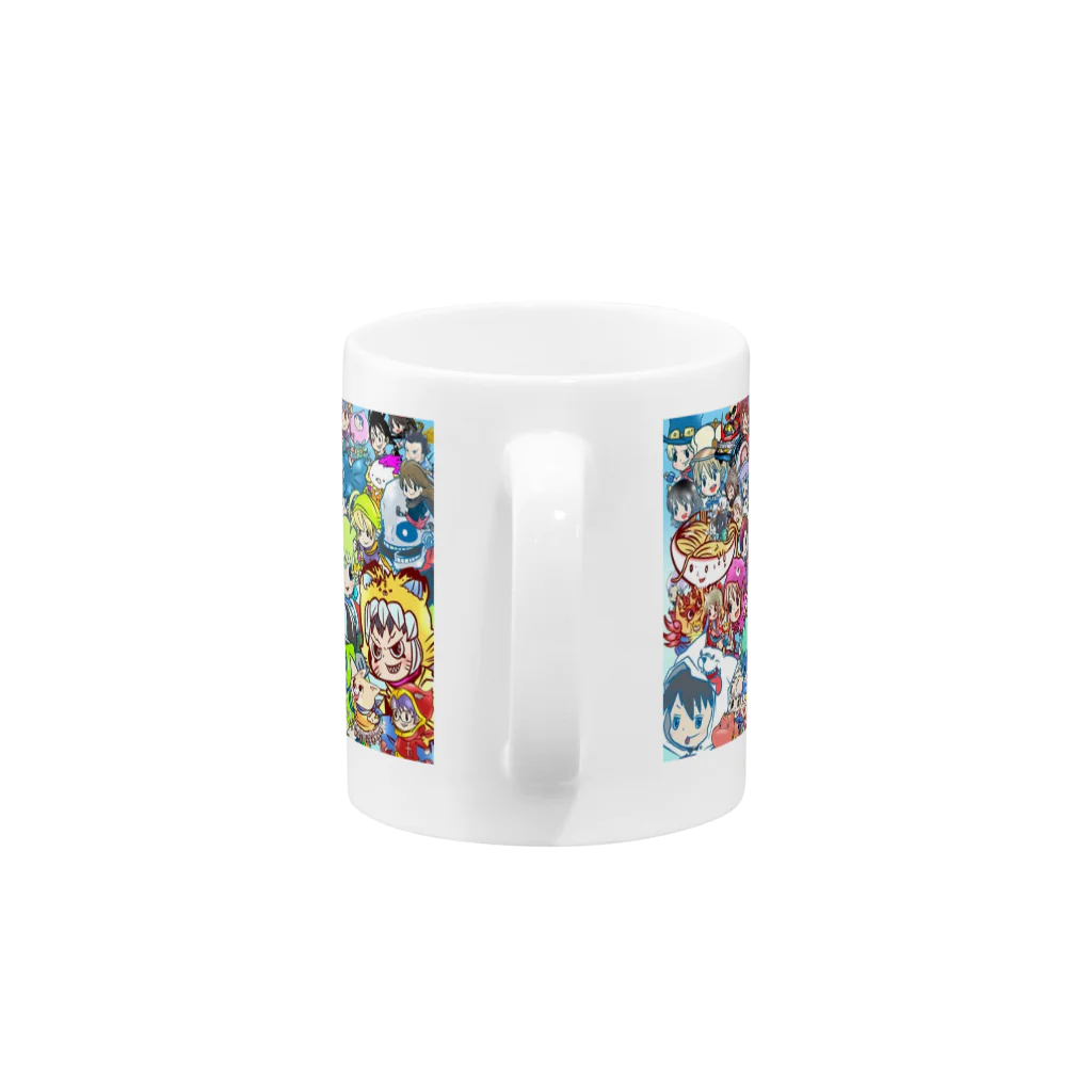 リプヲの走る企画全員集合マグカップ Mug :handle