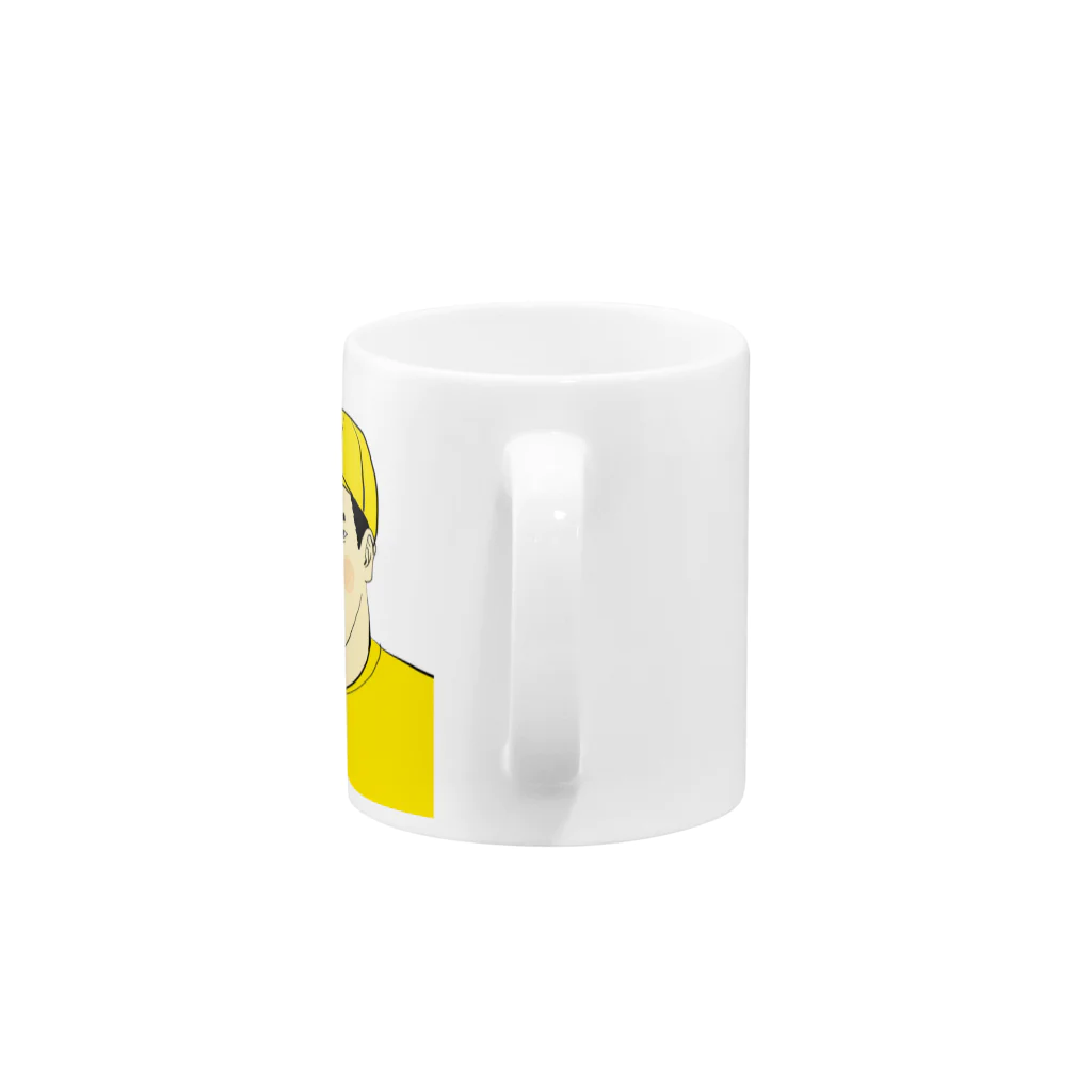 YUBESHIのつうこうにん Mug :handle