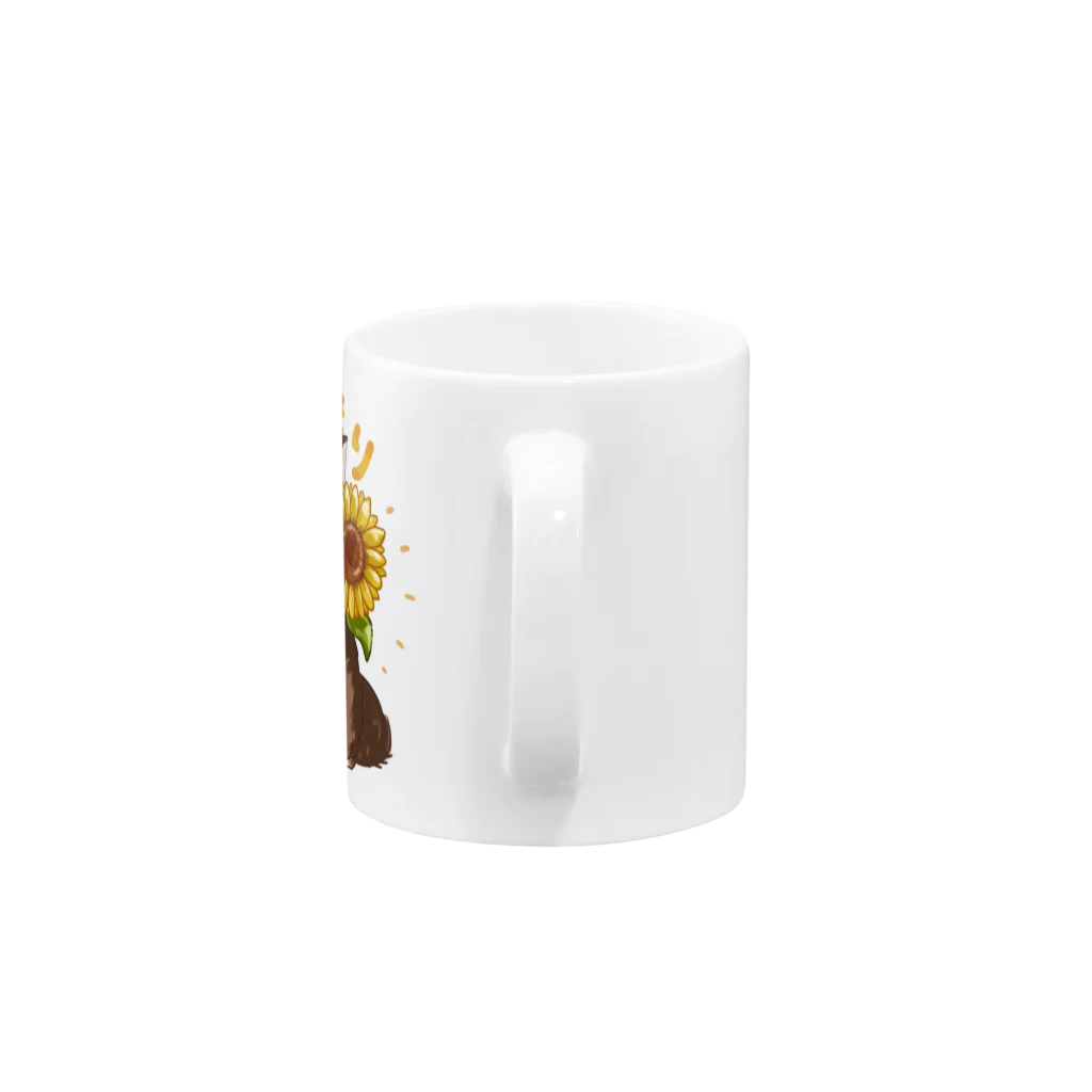 #保護猫カフェひだまり号のひだまり＆ぽんず Mug :handle
