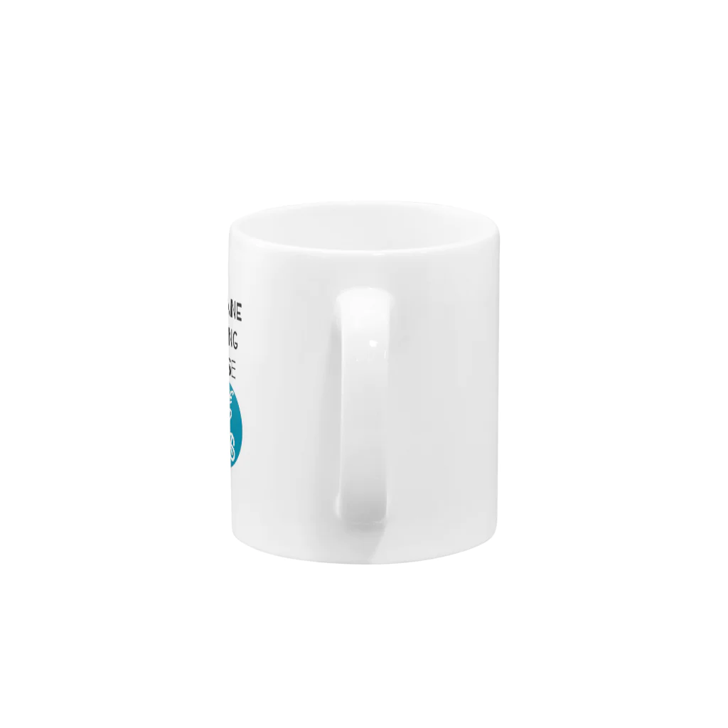 sameoldのセイムオールド　ロゴ Mug :handle