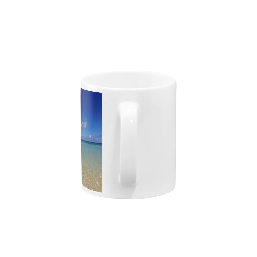 yuuuumeの沖縄の青空 宮古島 Mug :handle