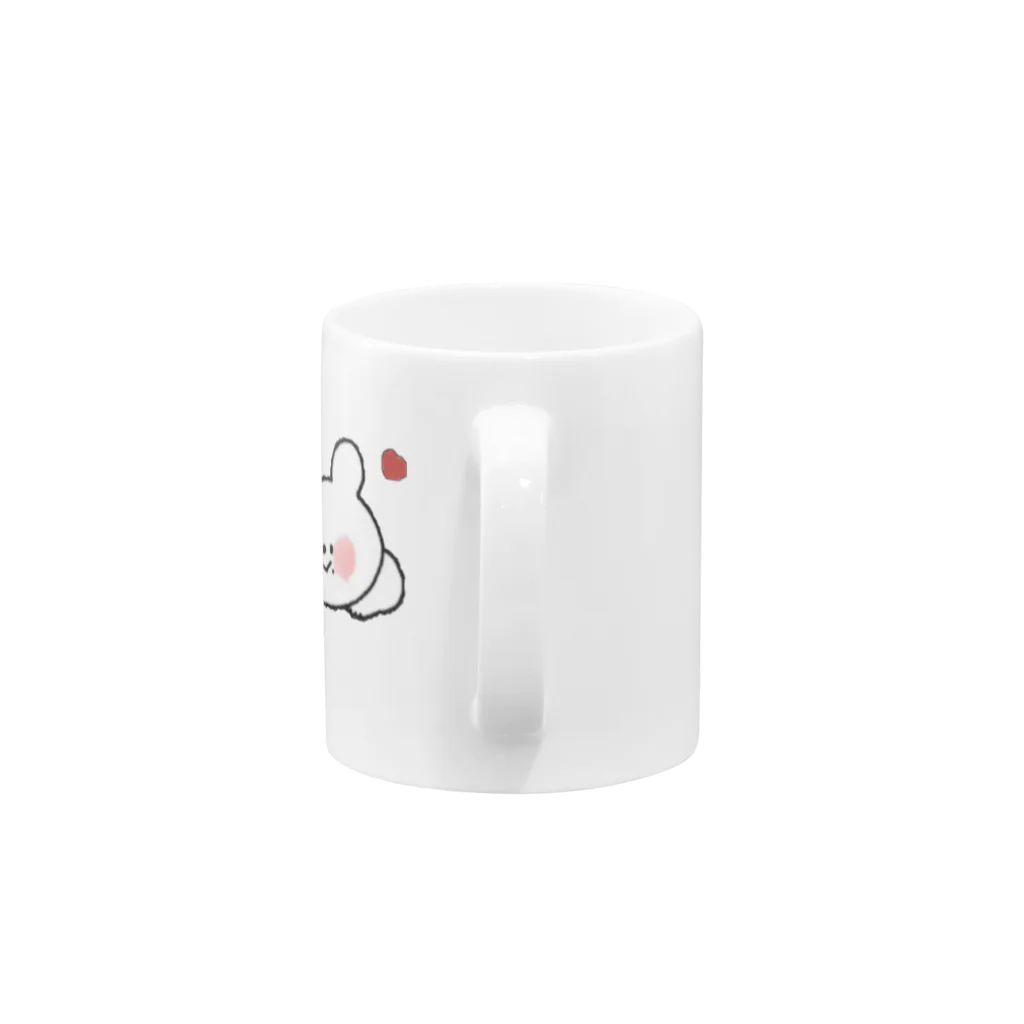 saxaのうさぎとくまちゃん Mug :handle