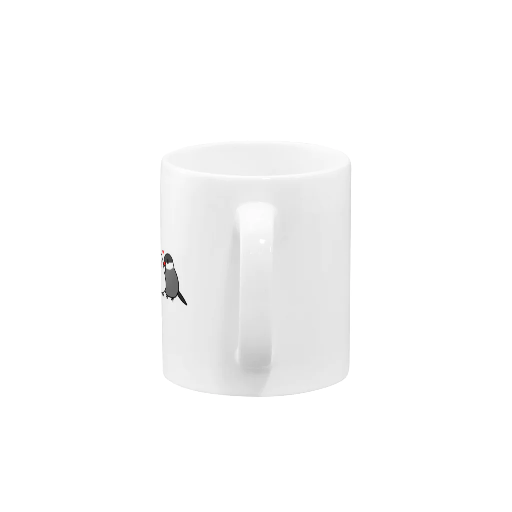 ロア店のラブ文鳥 Mug :handle